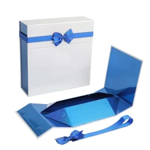 Yaneng-Foldable-Gift-Box (3) Custom High-Quality Blue Collapsible Magnetic Foldable Gift Box
