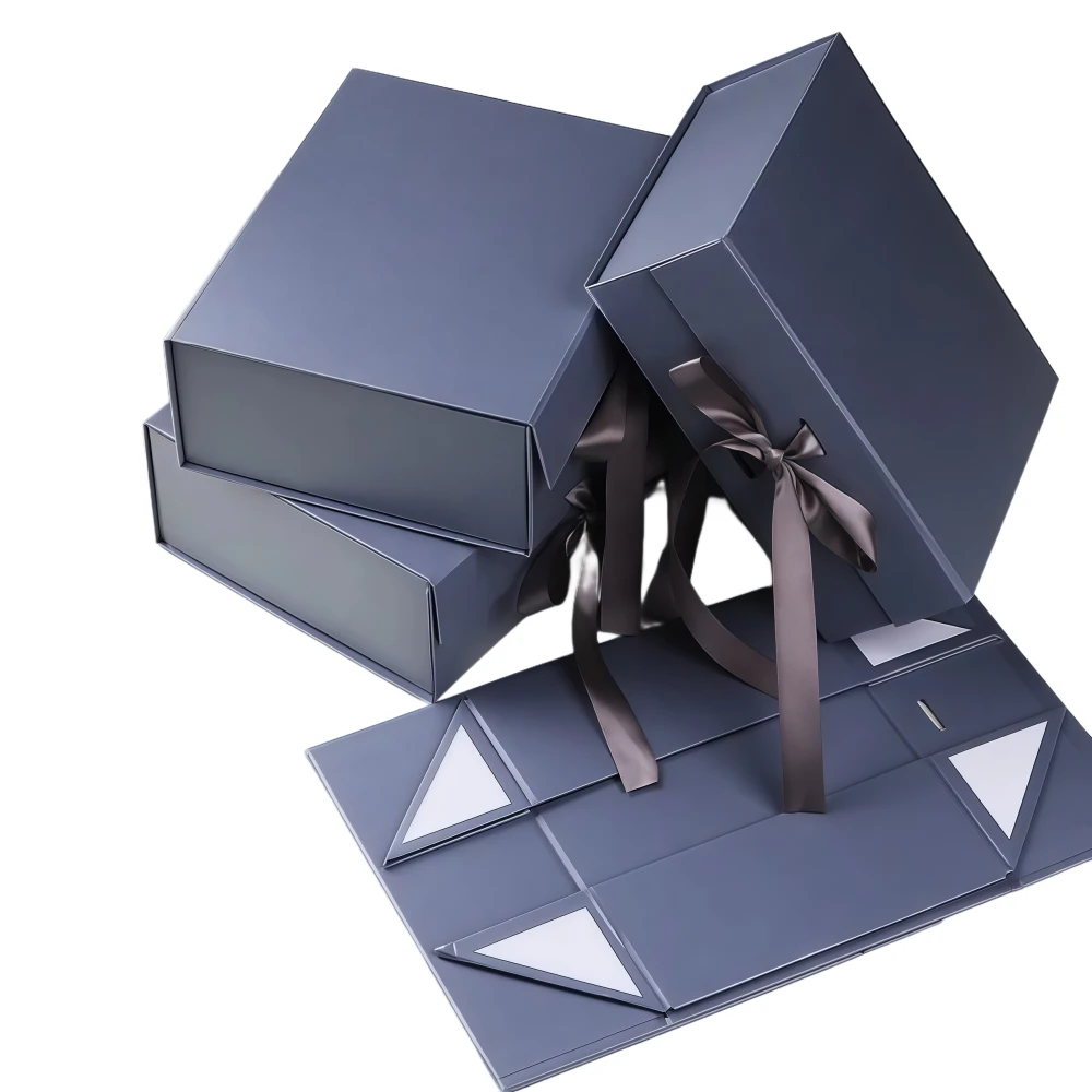 Custom Foldable Gift Box with Matching Gift Bag - Image 1