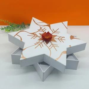 Custom Hexagonal Star Shape Unique Shape Gift Box - Image 4