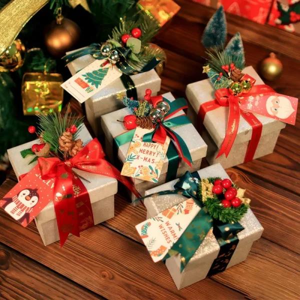 Custom Square Mini Christmas Lid Gift Box