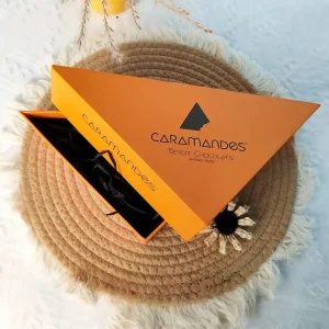 Custom Yellow Triangle Shape Unique Shape Gift Box - Image 4