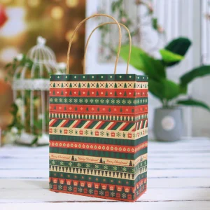 Holiday General Gift Decorative Bag Kraft Paper Bag - Image 4