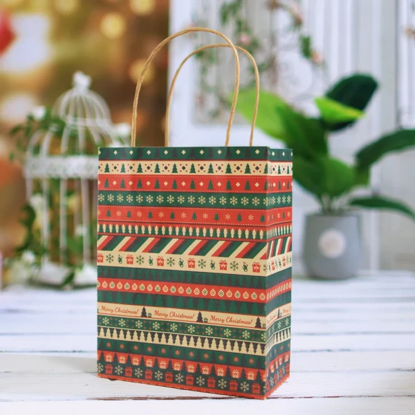 Holiday General Gift Decorative Bag Kraft Paper Bag