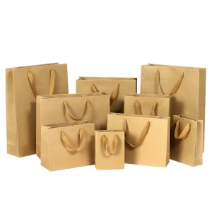 Custom Kraft Paper with Various Size Gift Handbag Paper Bag