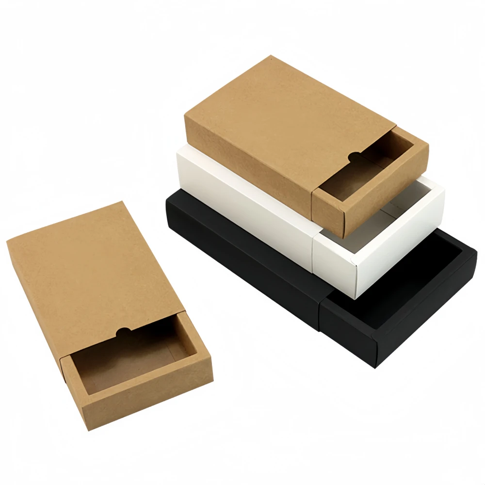 Wholesale Custom Kraft Paper Multi-Color Drawer Gift Box - Image 1