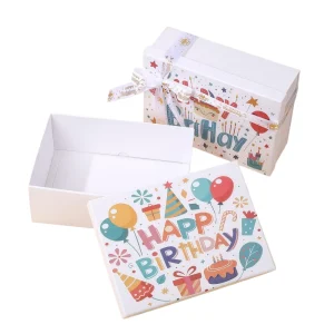 Yaneng-Lid-Gift-Box (18) Custom Colorful Happy Birthday Lid Gift Box