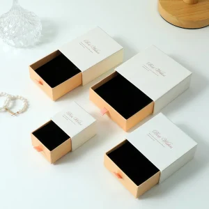 Custom Size & Logo White Drawer Gift Box Set - Image 2