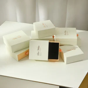 Custom Size & Logo White Drawer Gift Box Set - Image 3
