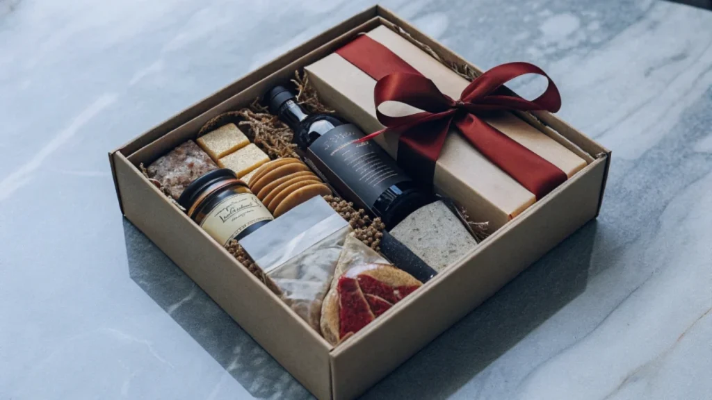 gourmet food baskets male gift box designs
