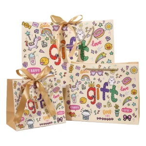 Cute Gift Paper Bag Cartoon Graffiti Creative Shopping Bag