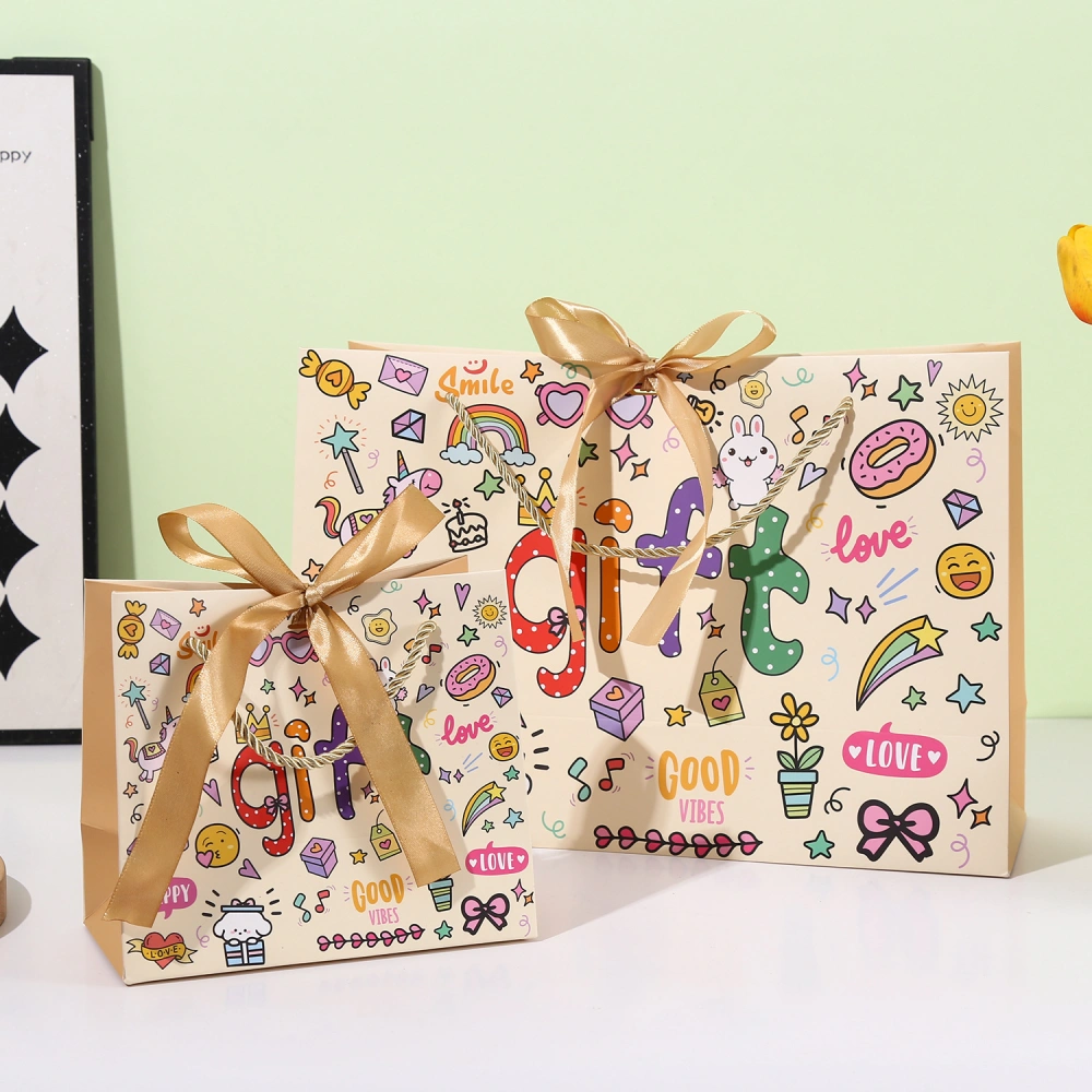 Cute Gift Paper Bag Cartoon Graffiti Creative Shopping Bag - Image 3