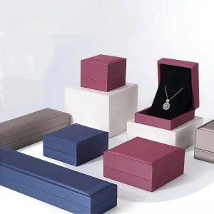 Premium Brushed PU Leather Jewelry Box Set - Image 2