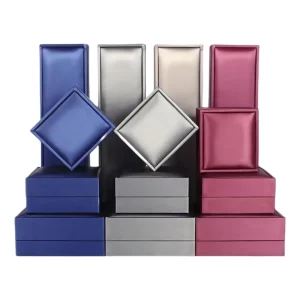 Premium Brushed PU Leather Jewelry Box Set - Image 3