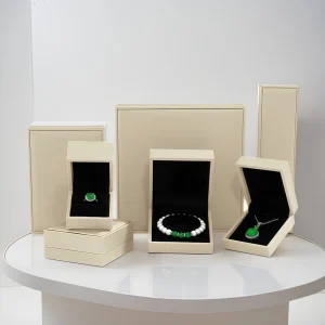 Premium Brushed PU Leather Jewelry Box Set - Image 4