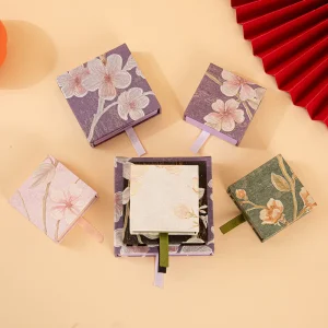 Fashion PE Film Floating Box Jewelry Storage Drawer Paper Box - Image 3