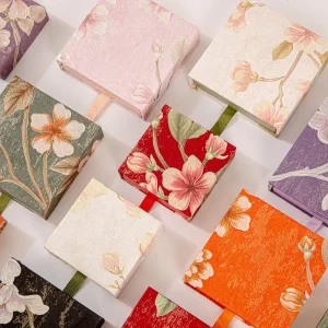 Fashion PE Film Floating Box Jewelry Storage Drawer Paper Box - Image 4