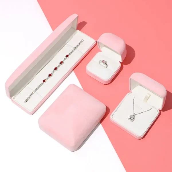 Color Microfiber Bracelet & Bangle Box for Modern Jewelry Packaging