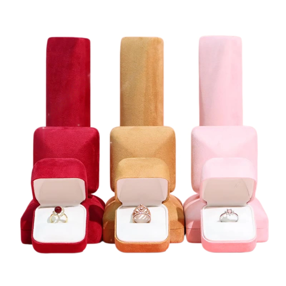 Color Microfiber Jewelry Box Set with Soft Touch Premium Finish - Image 1