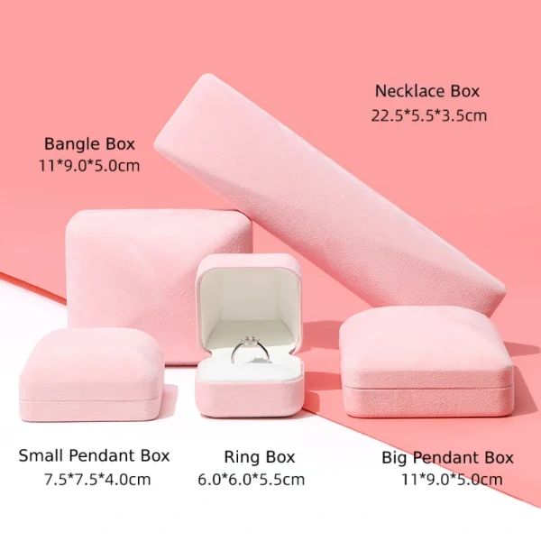 Color Microfiber Bracelet & Bangle Box for Modern Jewelry Packaging