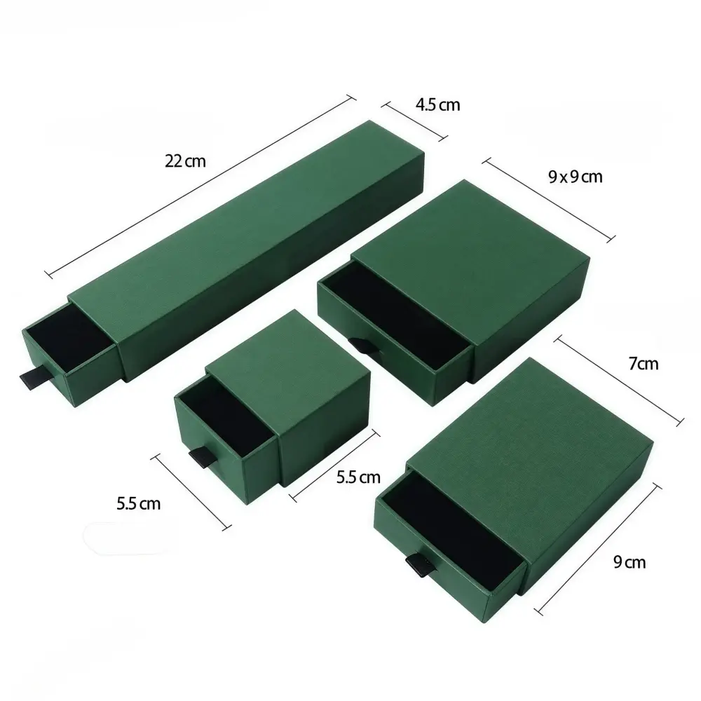 Color Paper Jewelry Box Set for Retail & Gift Packaging - Image 4