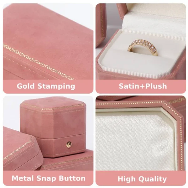 Color Velvet Jewelry Box Set for Luxury Jewelry Packaging