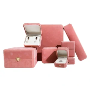 Color Velvet Jewelry Box Set for Luxury Jewelry Packaging - Image 1
