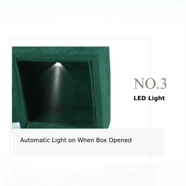 Custom Green Velvet Jewelry Box Set for Premium Brand Packaging