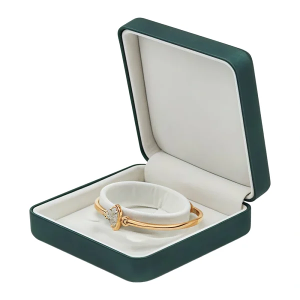 Custom Luxury PU Leather Bracelet & Bangle Box for 1 or 2 Pieces