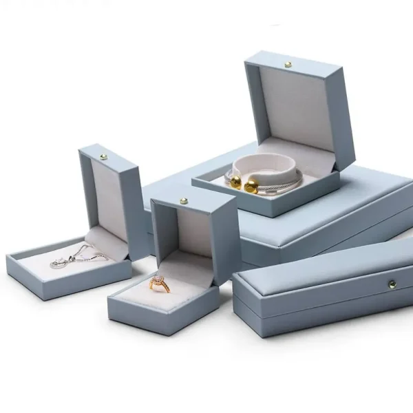 Custom PU Leather Jewelry Gift Box for Premium Packaging
