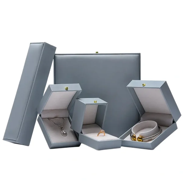 Custom PU Leather Jewelry Gift Box for Premium Packaging