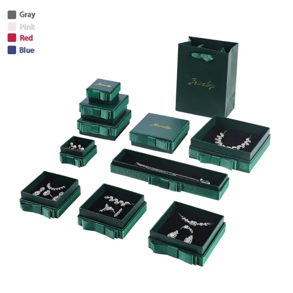 Custom Paper Jewelry Box Set Designed for Brand Packaging Solutions