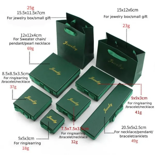 Custom Paper Jewelry Box Set Designed for Brand Packaging Solutions