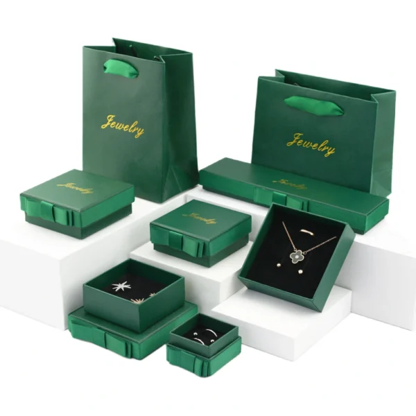 Custom Paper Jewelry Box Set Designed for Brand Packaging Solutions