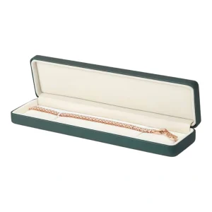 Luxury PU Leather Necklace Box for Premium Brand Packaging - Image 1