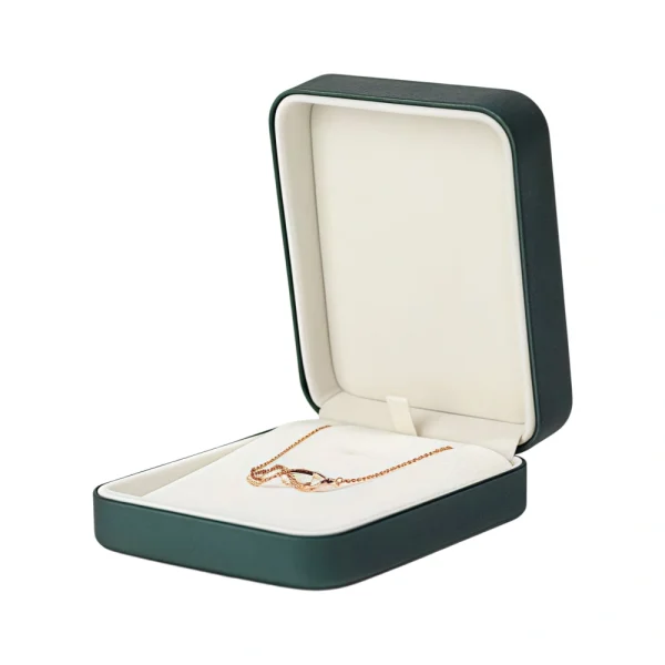 Luxury PU Leather Pendant Box for Premium Brand Packaging
