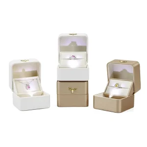 LED Pendant Necklace Box for Illuminated Jewelry Display - Image 3