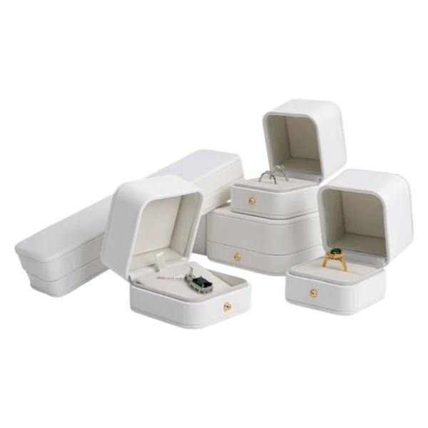 Luxury PU Leather Jewelry Box Set Crafted for Premium Brand Presentation