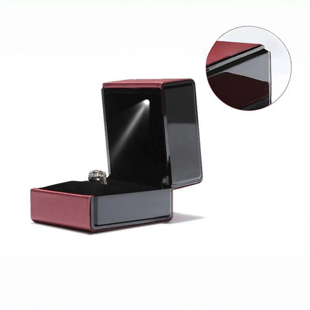 Luxury Plastic Ring Box for Elegant Jewelry Packaging - Image 4