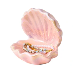 Shell Shape Bracelet & Bangle Box for Unique Jewelry Gift Packaging - Image 1