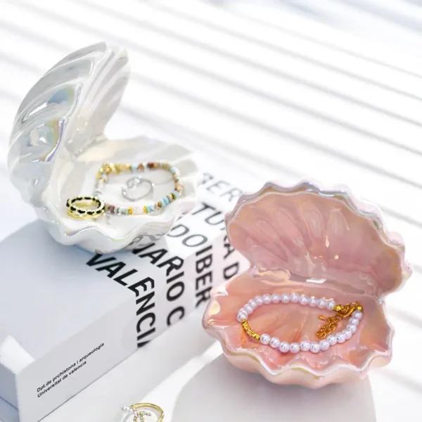 Shell Shape Bracelet & Bangle Box for Unique Jewelry Gift Packaging