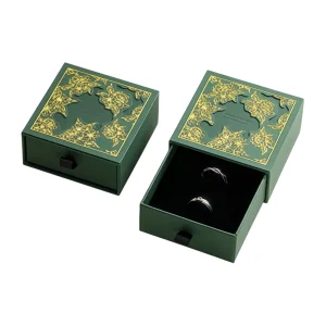 Creative Cut-Out Drawer Paper Ring Box for Distinctive Brand Packaging: imagen 1