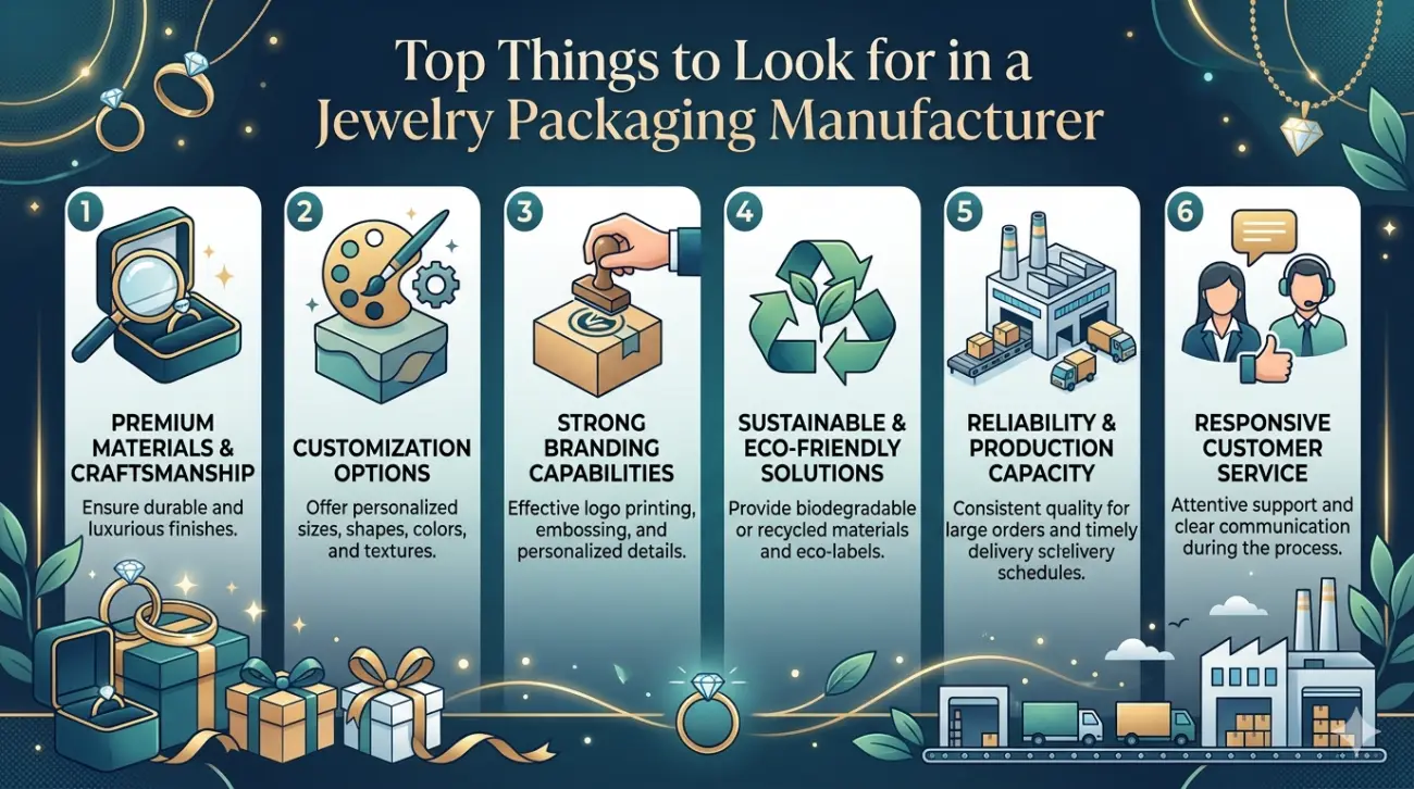Top Things to Look for in a Jewelry Packaging Manufacturer
