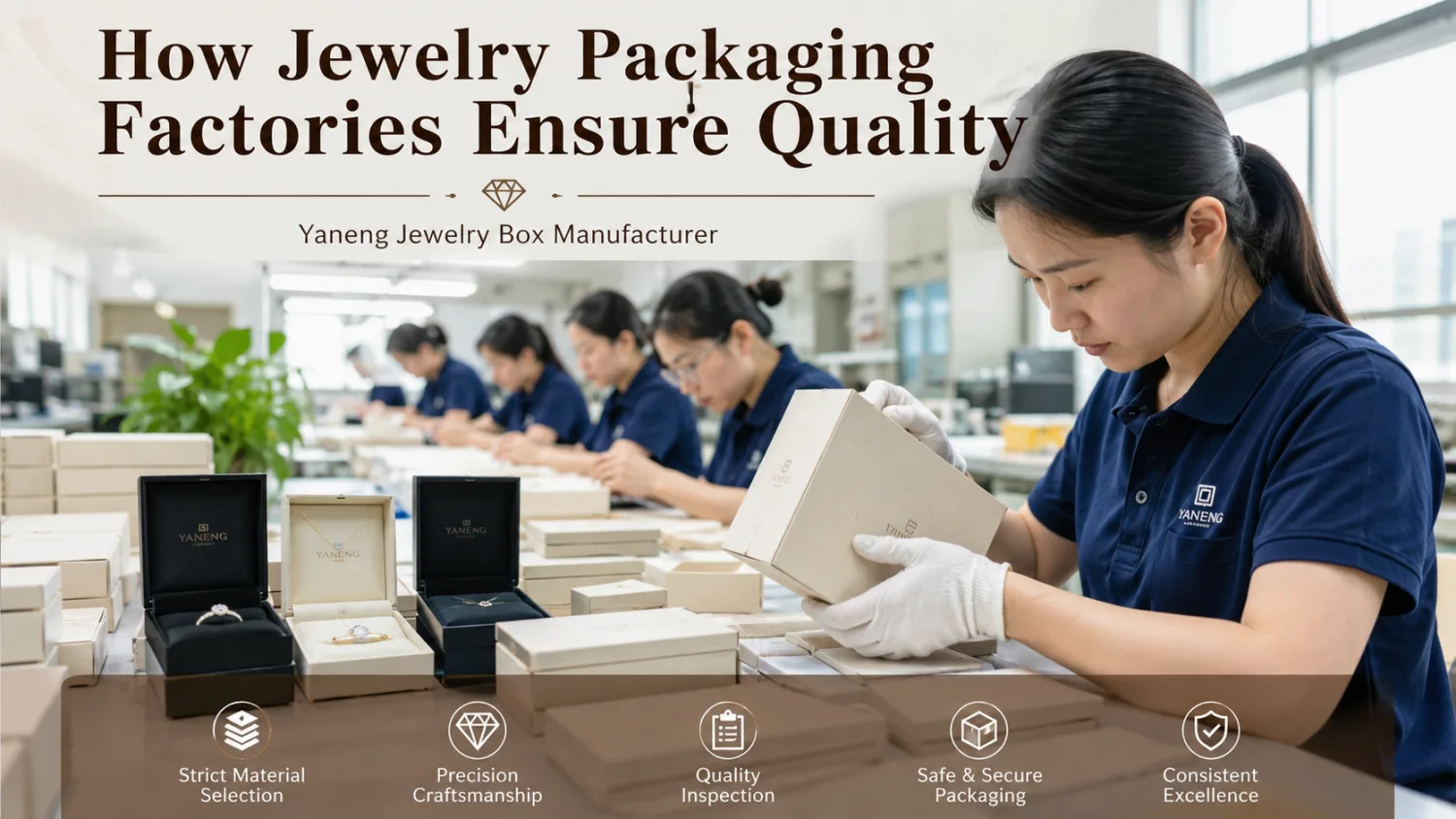 How Jewelry Packaging Factories Ensure Quality