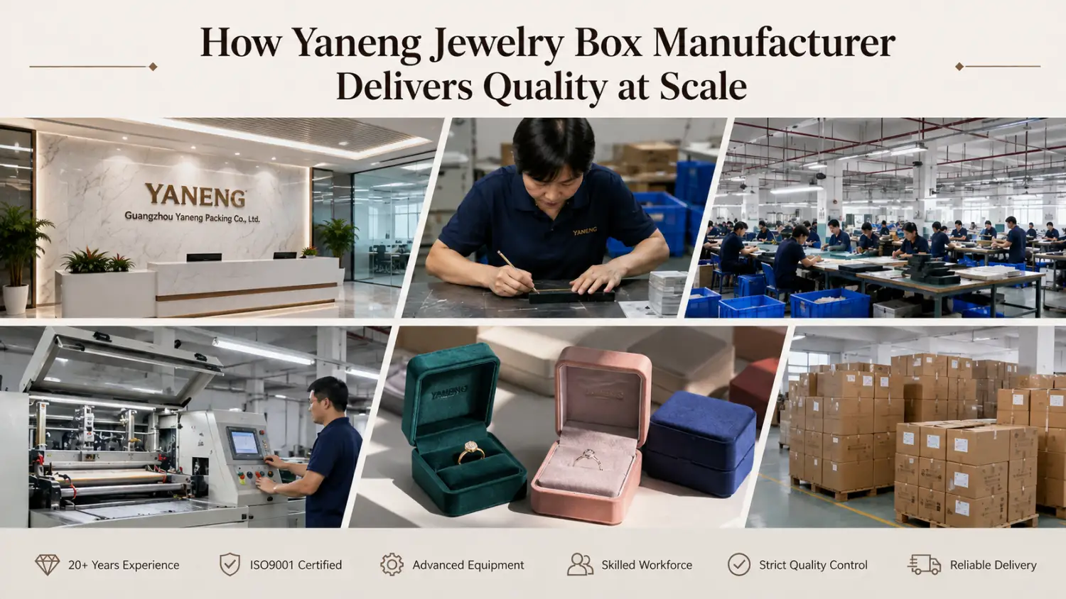 How Yaneng Jewelry Box Manufacturer Delivers Quality at Scale