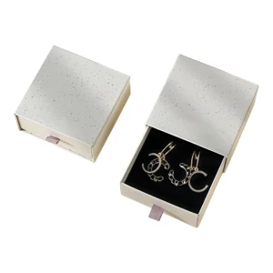 Textured Paper Drawer Earring Box