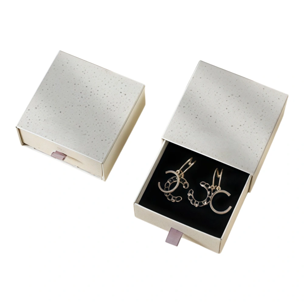 Textured Paper Drawer Earring Box