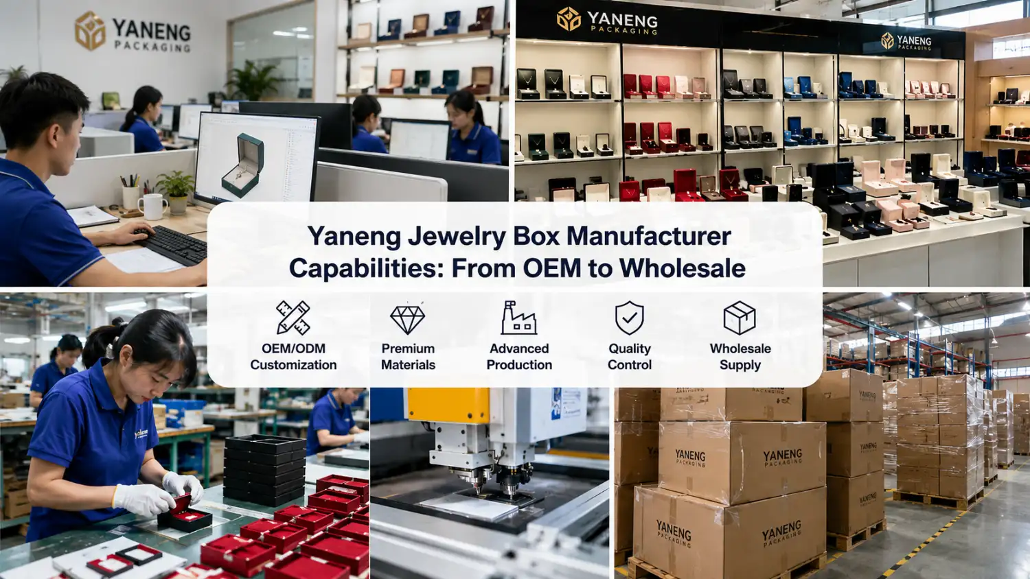 Yaneng Jewelry Box Manufacturer Capabilities: From OEM to Wholesale