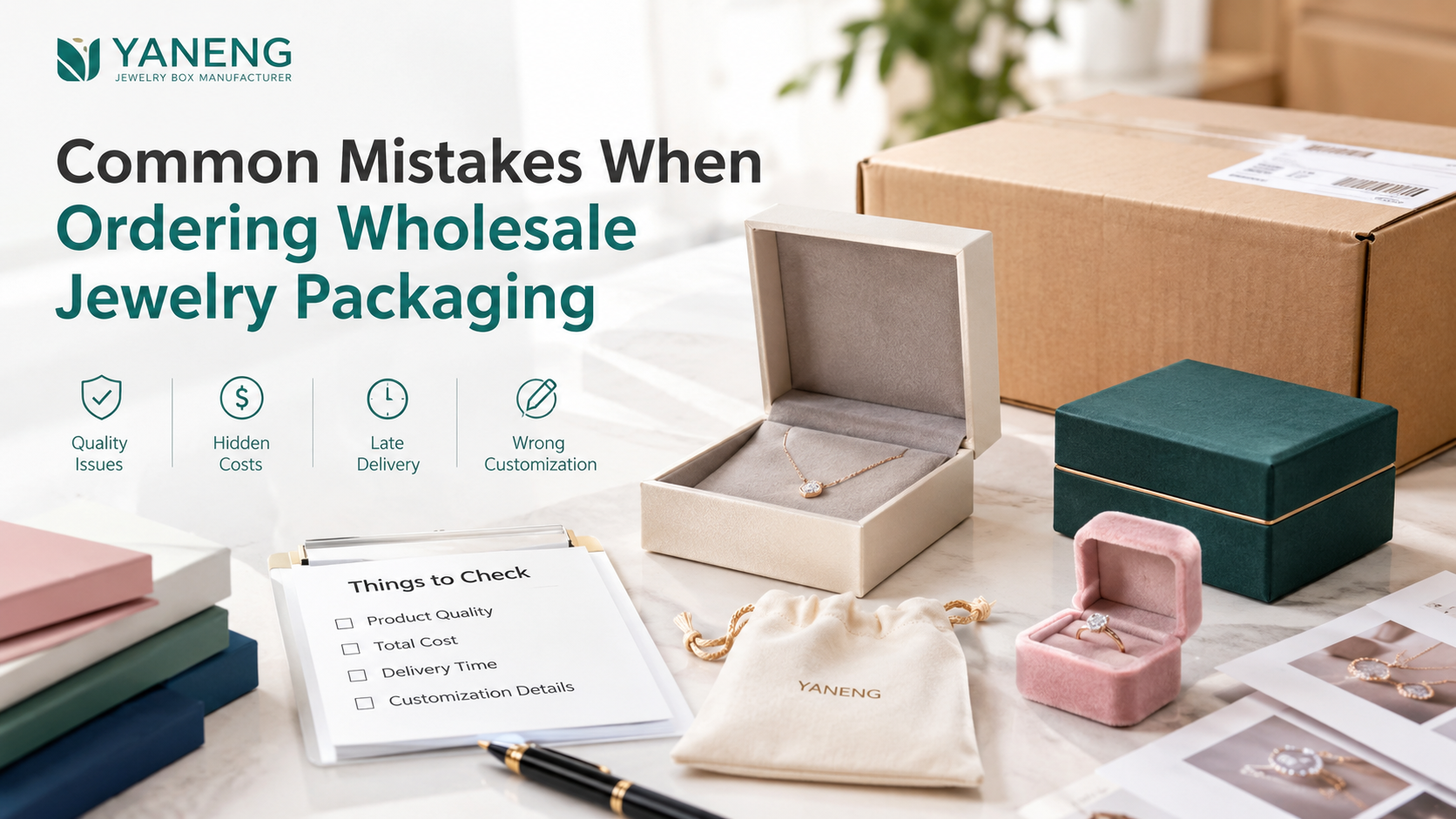 Common Mistakes When Ordering Wholesale Jewelry Packaging