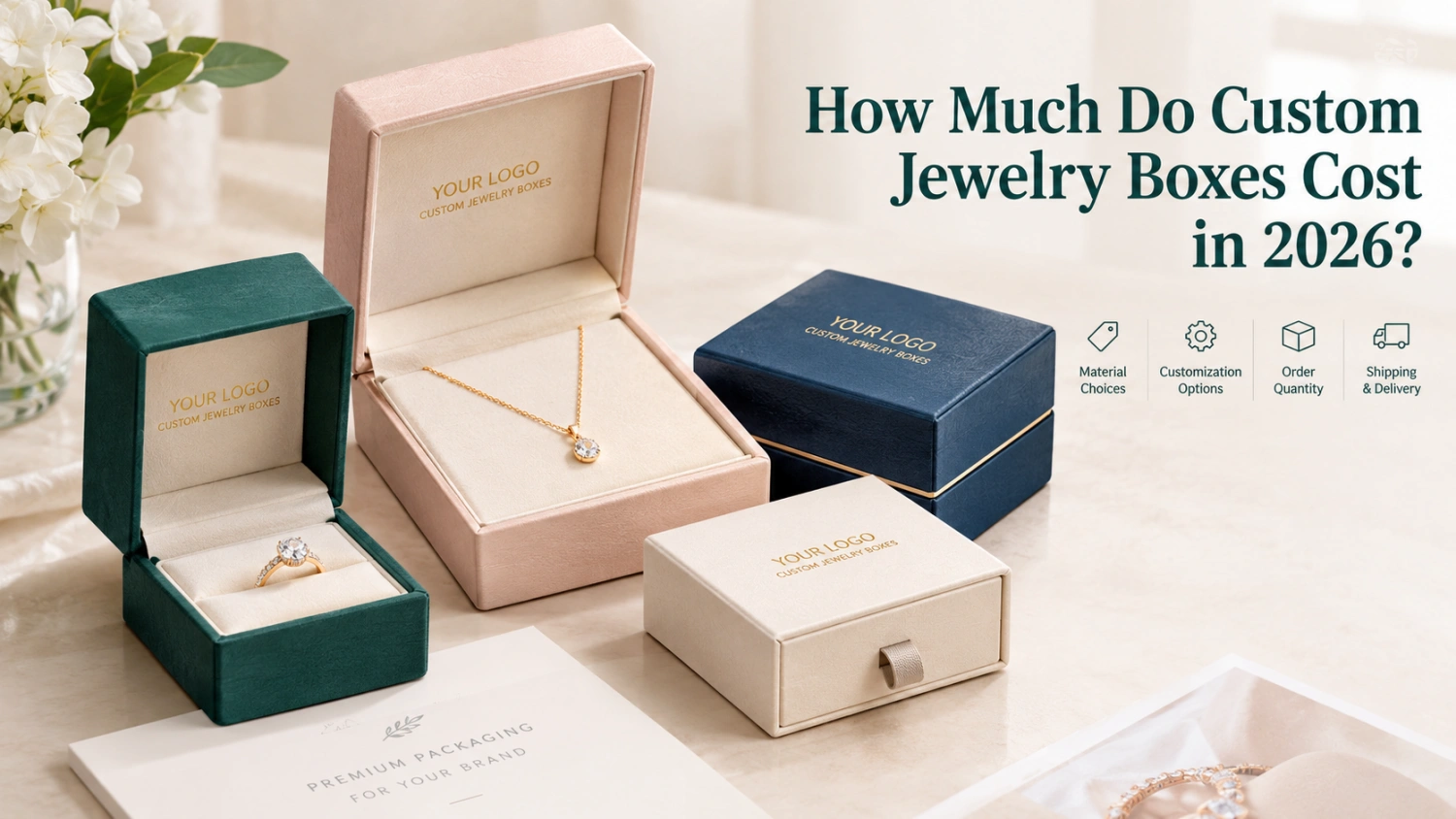 How Much Do Custom Jewelry Boxes Cost in 2026?