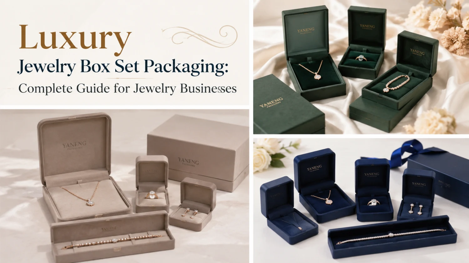 Luxury Jewelry Box Set Packaging: Complete Guide for Jewelry Businesses